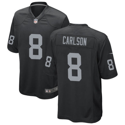 Daniel Carlson Las Vegas Raiders 2025 Game Jersey - Black