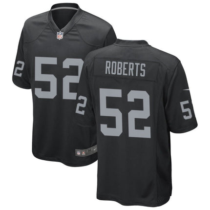 Elandon Roberts Las Vegas Raiders 2025 Game Jersey - Black
