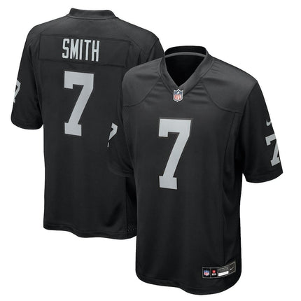Geno Smith Las Vegas Raiders 2025 Game Jersey - Black