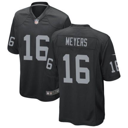 Jakobi Meyers Las Vegas Raiders 2025 Game Jersey - Black