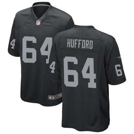 Jarrod Hufford Las Vegas Raiders 2025 Game Jersey - Black