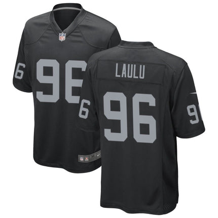 Jonah Laulu Las Vegas Raiders 2025 Game Jersey - Black