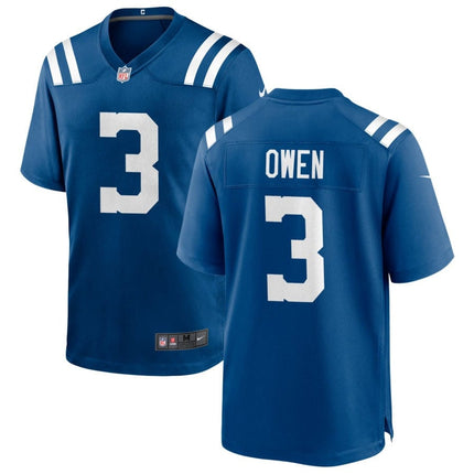 Coleman Owen Indianapolis Colts 2025 Game Jersey - Royal