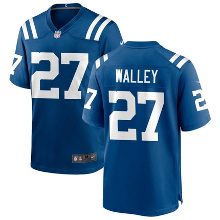 Justin Walley Indianapolis Colts 2025 Game Jersey - Royal