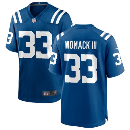Samuel Womack III Indianapolis Colts 2025 Game Jersey - Royal