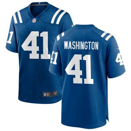 Trey Washington Indianapolis Colts 2025 Game Jersey - Royal