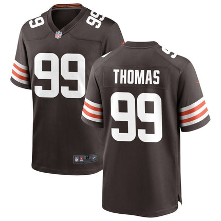 Cameron Thomas Cleveland Browns 2025 Game Jersey - Brown