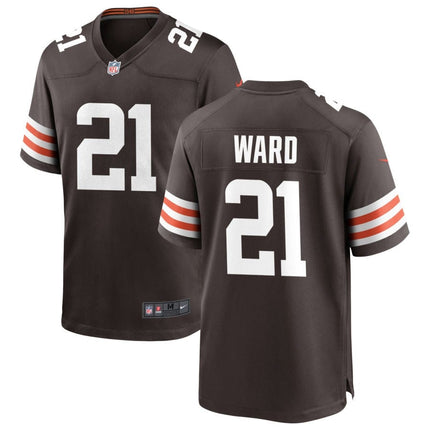 Denzel Ward Cleveland Browns 2025 Game Jersey - Brown