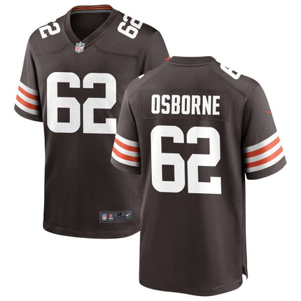 Justin Osborne Cleveland Browns 2025 Game Jersey - Brown