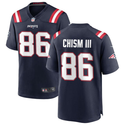 Efton Chism III New England Patriots 2025 Game Jersey - Navy