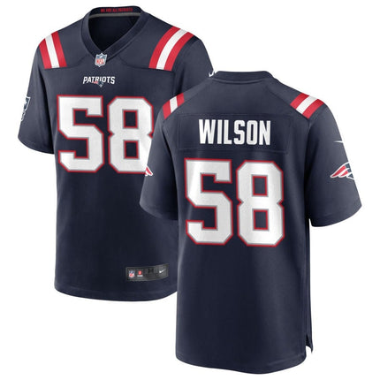 Jared Wilson New England Patriots 2025 Game Jersey - Navy