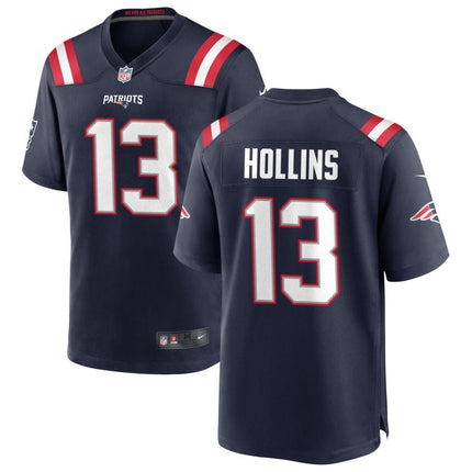 Mack Hollins New England Patriots 2025 Game Jersey - Navy