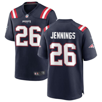 Terrell Jennings New England Patriots 2025 Game Jersey - Navy