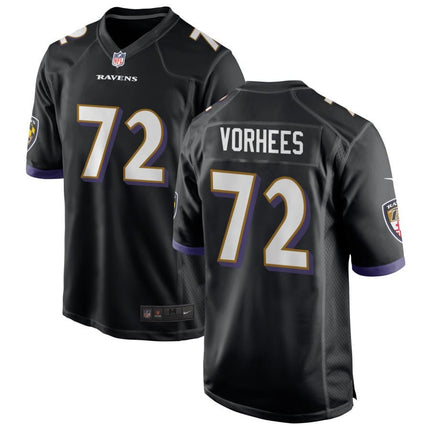 Andrew Vorhees Baltimore Ravens 2025 Alternate Game Jersey - Black