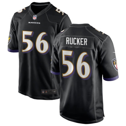 Kaimon Rucker Baltimore Ravens 2025 Alternate Game Jersey - Black