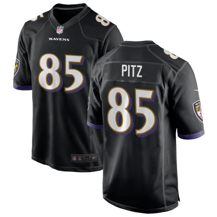 Sam Pitz Baltimore Ravens 2025 Alternate Game Jersey - Black