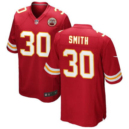 Brashard Smith Kansas City Chiefs 2025 Game Jersey - Red