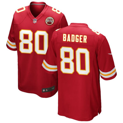 Elijhah Badger Kansas City Chiefs 2025 Game Jersey - Red