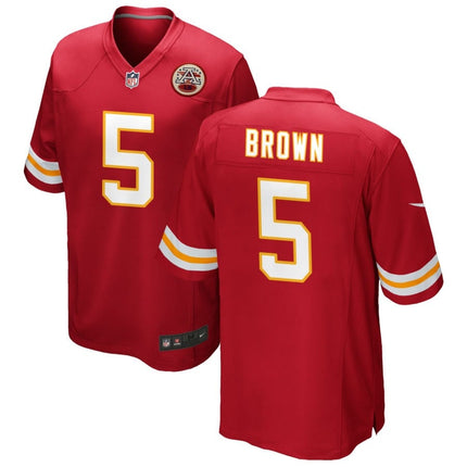 Hollywood Brown Kansas City Chiefs 2025 Game Jersey - Red