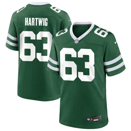 Gus Hartwig New York Jets 2025 Game Jersey - Legacy Green