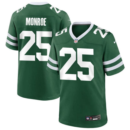 Jarius Monroe New York Jets 2025 Game Jersey - Legacy Green