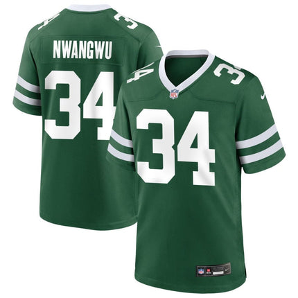 Kene Nwangwu New York Jets 2025 Game Jersey - Legacy Green