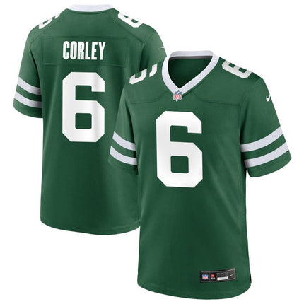 Malachi Corley New York Jets 2025 Game Jersey - Legacy Green
