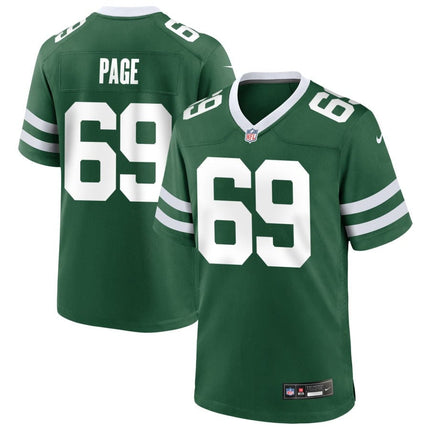 Payton Page New York Jets 2025 Game Jersey - Legacy Green