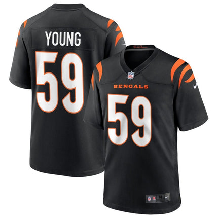 Craig Young Cincinnati Bengals 2025 Game Jersey - Black
