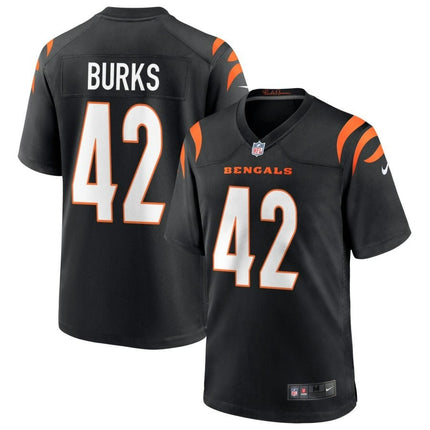 Oren Burks Cincinnati Bengals 2025 Game Jersey - Black