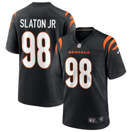 T.J. Slaton Jr Cincinnati Bengals 2025 Game Jersey - Black