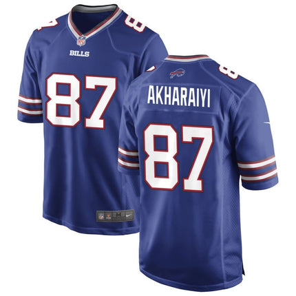 Kelly Akharaiyi Buffalo Bills 2025 Game Jersey - Royal