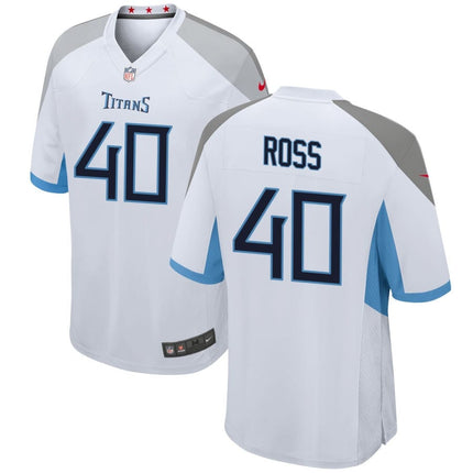 Davion Ross Tennessee Titans 2025 Game Jersey - White