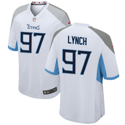 James Lynch Tennessee Titans 2025 Game Jersey - White