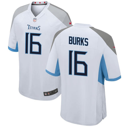 Treylon Burks Tennessee Titans 2025 Game Jersey - White