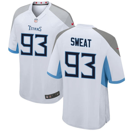 T'Vondre Sweat Tennessee Titans 2025 Game Jersey - White