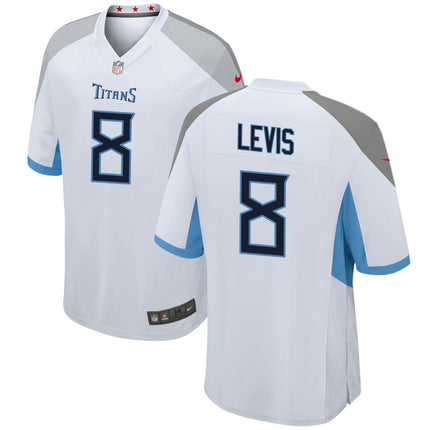 Will Levis Tennessee Titans 2025 Game Jersey - White