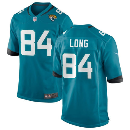 Hunter Long Jacksonville Jaguars 2025 Team Game Jersey - Teal
