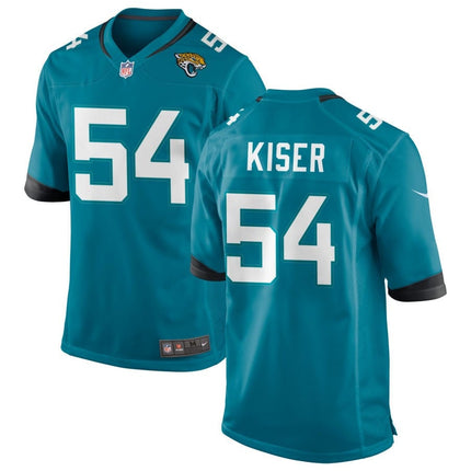 Jack Kiser Jacksonville Jaguars 2025 Team Game Jersey - Teal