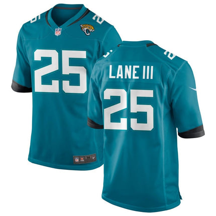 Rayuan Lane III Jacksonville Jaguars 2025 Team Game Jersey - Teal