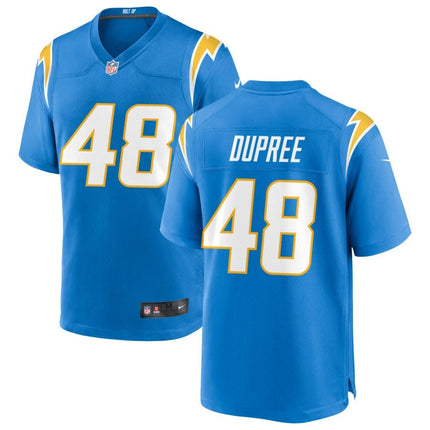 Bud Dupree Los Angeles Chargers 2025 Game Jersey - Powder Blue