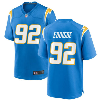 Justin Eboigbe Los Angeles Chargers 2025 Game Jersey - Powder Blue