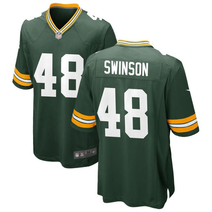 Messiah Swinson Green Bay Packers 2025 Game Jersey - Green