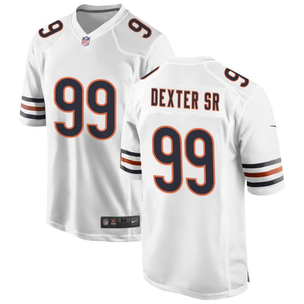 Gervon Dexter Sr Chicago Bears 2025 Game Jersey - White