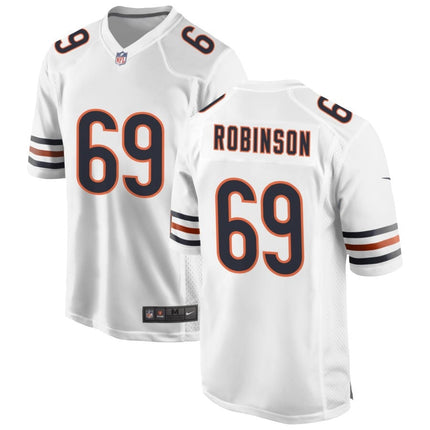 Jereme Robinson Chicago Bears 2025 Game Jersey - White
