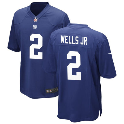Antwane Wells Jr New York Giants 2025 Game Jersey - Royal