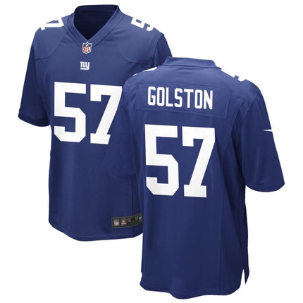 Chauncey Golston New York Giants 2025 Game Jersey - Royal