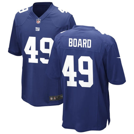 Chris Board New York Giants 2025 Game Jersey - Royal