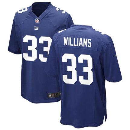 Dee Williams New York Giants 2025 Game Jersey - Royal