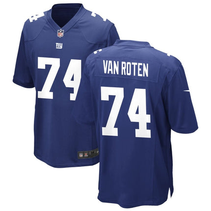 Greg Van Roten New York Giants 2025 Game Jersey - Royal